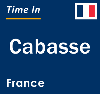 Current local time in Cabasse, France