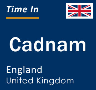 Current local time in Cadnam, England, United Kingdom