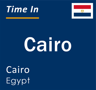 Current local time in Cairo, Cairo, Egypt