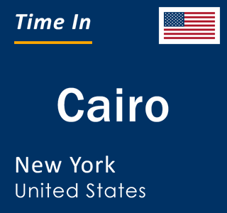 Current local time in Cairo, New York, United States