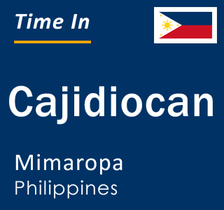 Current local time in Cajidiocan, Mimaropa, Philippines