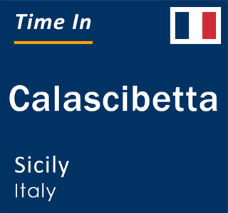 Current local time in Calascibetta, Sicily, Italy