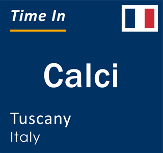 Current local time in Calci, Tuscany, Italy