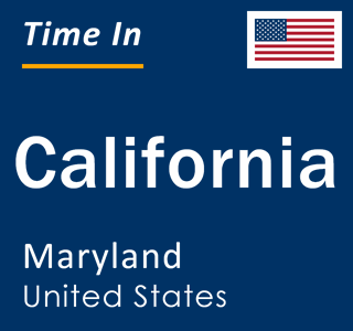 Current local time in California, Maryland, United States