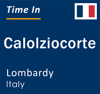 Current local time in Calolziocorte, Lombardy, Italy