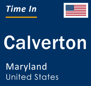 Current local time in Calverton, Maryland, United States