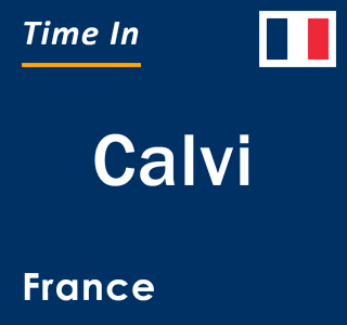 Current local time in Calvi, France