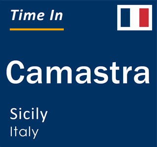 Current local time in Camastra, Sicily, Italy