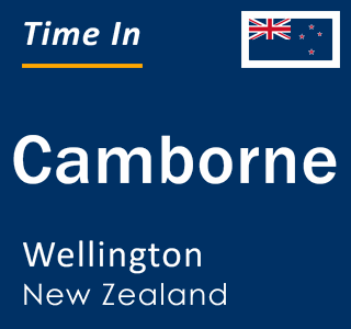 Current local time in Camborne, Wellington, New Zealand