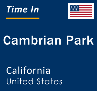 Current local time in Cambrian Park, California, United States