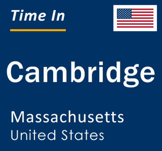 Current local time in Cambridge, Massachusetts, United States