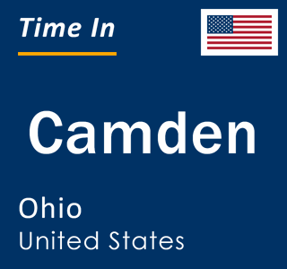 Current local time in Camden, Ohio, United States