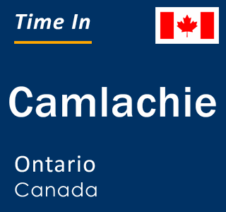 Current local time in Camlachie, Ontario, Canada