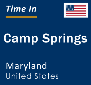 Current local time in Camp Springs, Maryland, United States