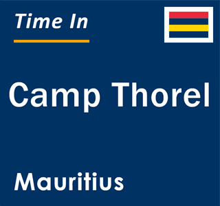 Current local time in Camp Thorel, Mauritius