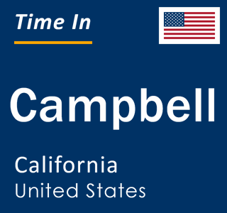 Current local time in Campbell, California, United States