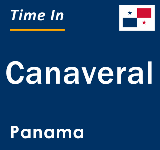 Current local time in Canaveral, Panama