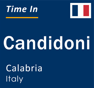 Current local time in Candidoni, Calabria, Italy