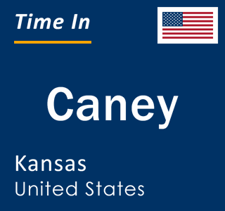 Current local time in Caney, Kansas, United States