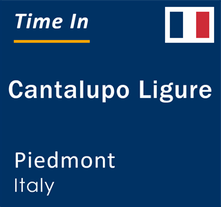 Current local time in Cantalupo Ligure, Piedmont, Italy