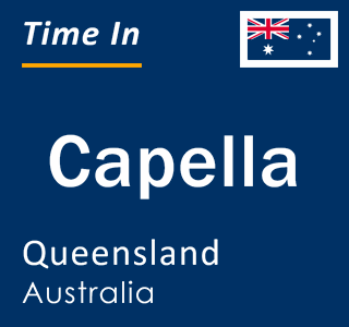 Current local time in Capella, Queensland, Australia