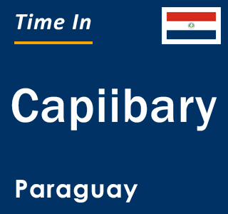 Current local time in Capiibary, Paraguay