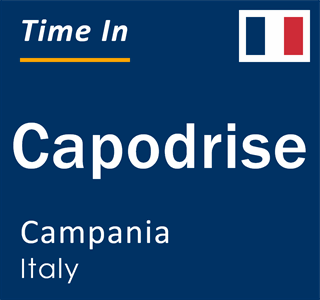 Current local time in Capodrise, Campania, Italy