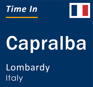 Current local time in Capralba, Lombardy, Italy