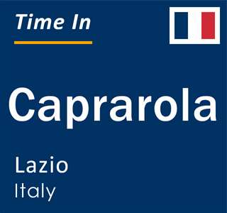 Current local time in Caprarola, Lazio, Italy