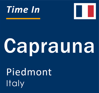 Current local time in Caprauna, Piedmont, Italy