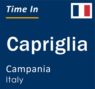 Current local time in Capriglia, Campania, Italy