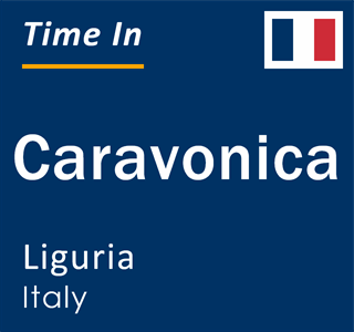 Current local time in Caravonica, Liguria, Italy