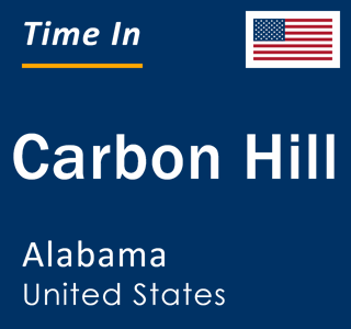 Current local time in Carbon Hill, Alabama, United States