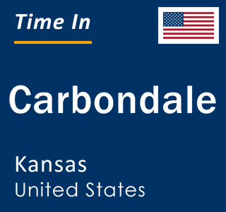 Current local time in Carbondale, Kansas, United States