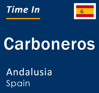 Current local time in Carboneros, Andalusia, Spain