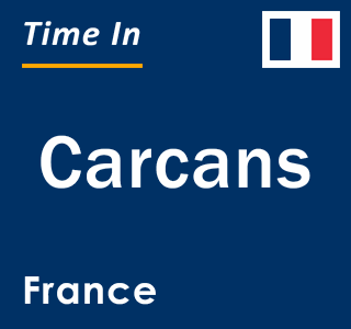 Current local time in Carcans, France