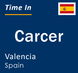 Current local time in Carcer, Valencia, Spain