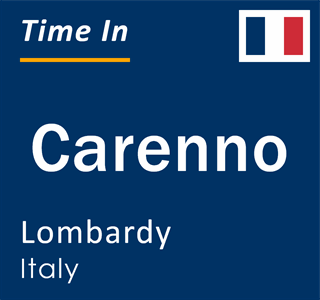 Current local time in Carenno, Lombardy, Italy