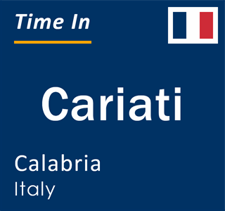 Current local time in Cariati, Calabria, Italy