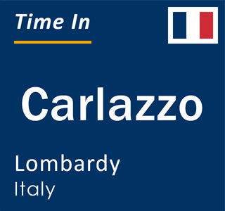 Current local time in Carlazzo, Lombardy, Italy