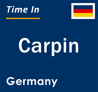 Current local time in Carpin, Germany