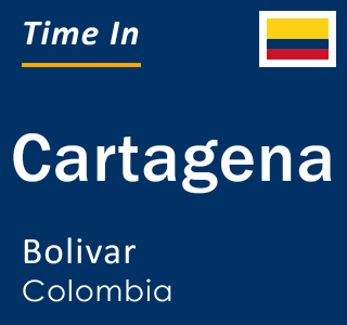 Current local time in Cartagena, Bolivar, Colombia