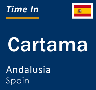 Current local time in Cartama, Andalusia, Spain