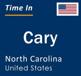 Current local time in Cary, North Carolina, United States