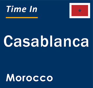 Current local time in Casablanca, Morocco