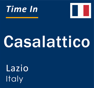 Current local time in Casalattico, Lazio, Italy