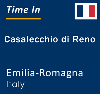 Current local time in Casalecchio di Reno, Emilia-Romagna, Italy