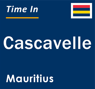 Current local time in Cascavelle, Mauritius