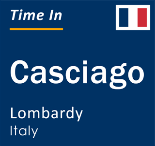 Current local time in Casciago, Lombardy, Italy