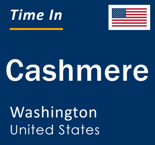 Current local time in Cashmere, Washington, United States